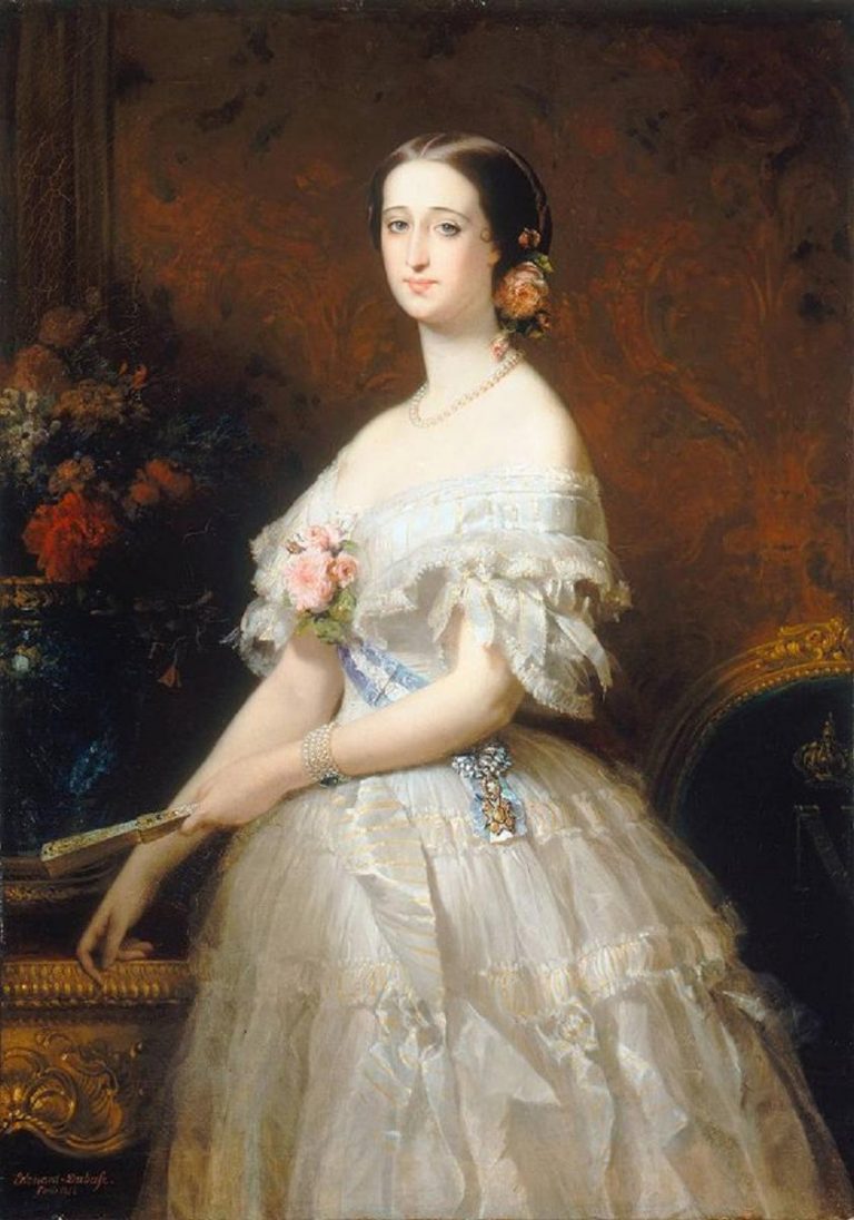 Francouzská císařovna Evženie si oblíbí bílou a stává se její žhavou propagátorkou.