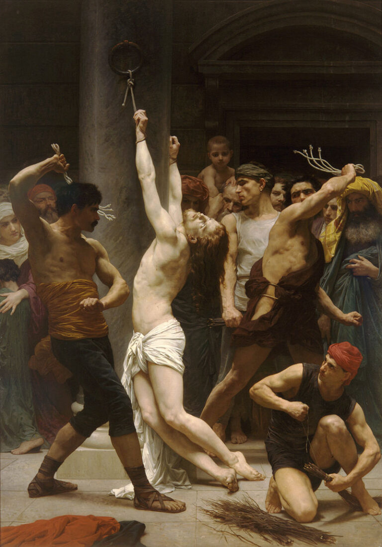 Bičování Ježíše Nazaretského. FOTO: William-Adolphe Bouguereau (1825–1905), Creative Commons/Public Domain