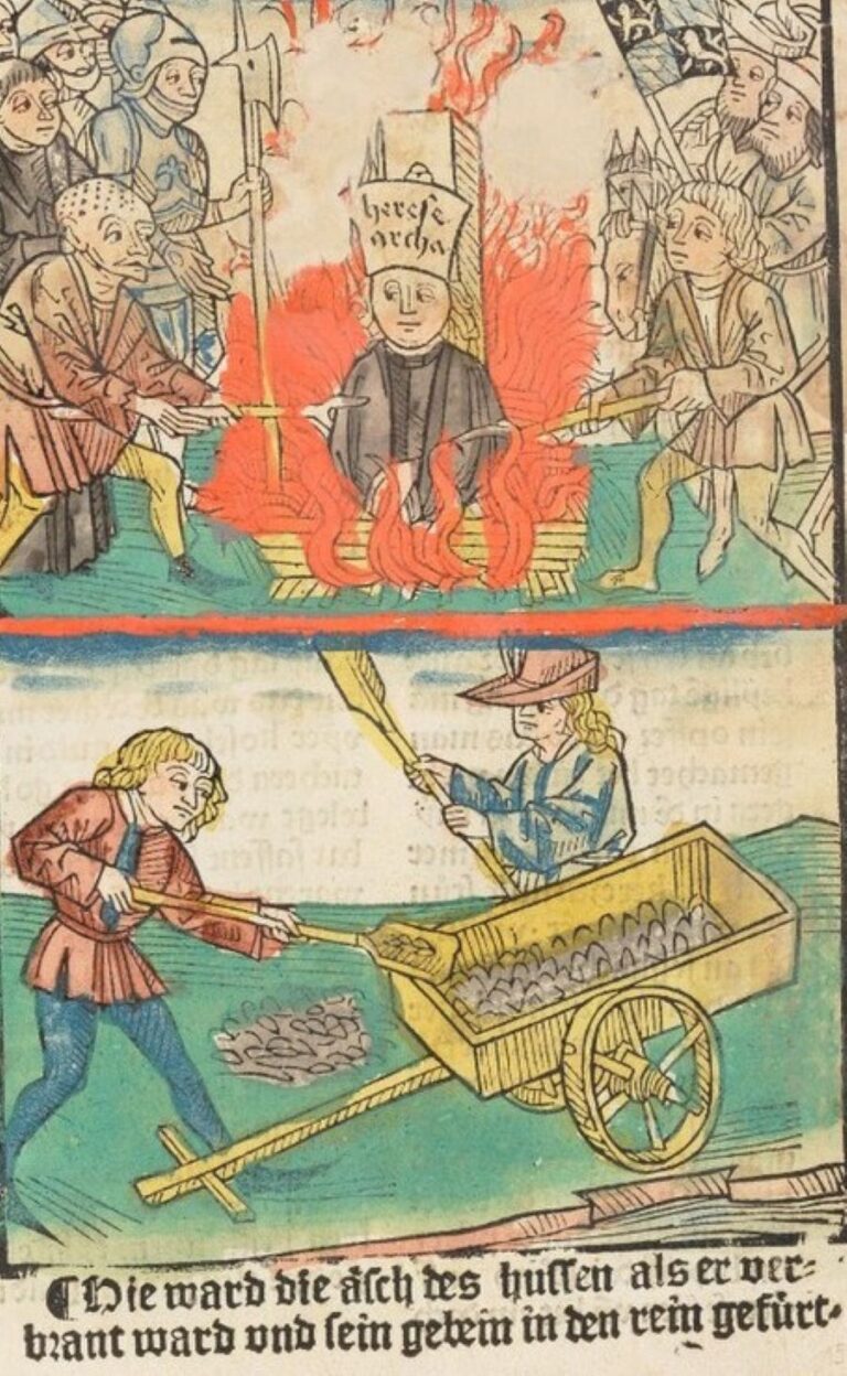 Na louce, kde je upálen předtím zakopou mršinu. Foto: KljoCreative Commons/CC BY-SA 4.0