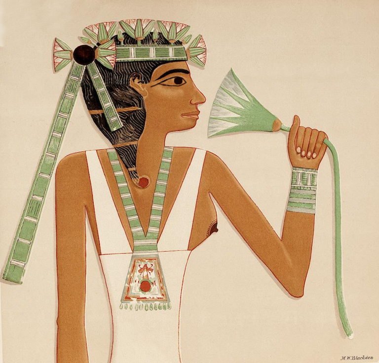 Starověká Egypťanka je osobnost, která se nemusí ve všem podřizovat muži. Foto: picryl