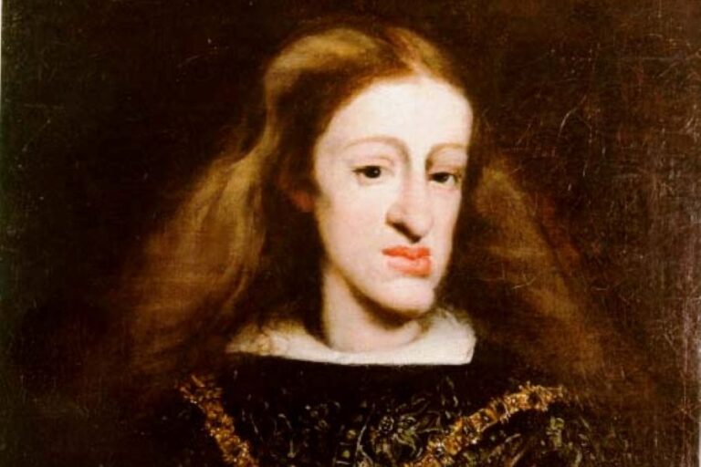 Španělský král Karel II. Habsburský na pokrevní sňatky tvrdě doplatil. Foto: Neznámý autor/Creative Commons/Public Domain