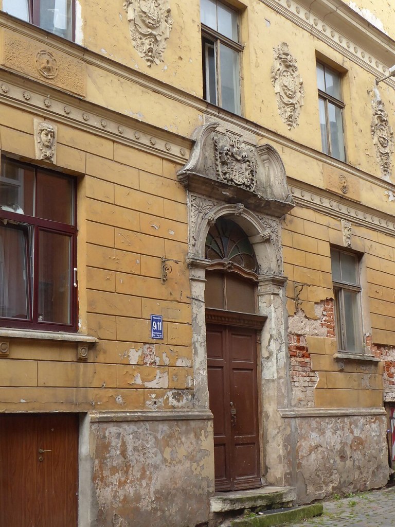 V tomto domě se v Rize scházeli členové zednářské lóže.