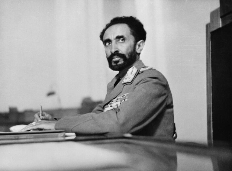 Etiopský císař Haile Selassie I.