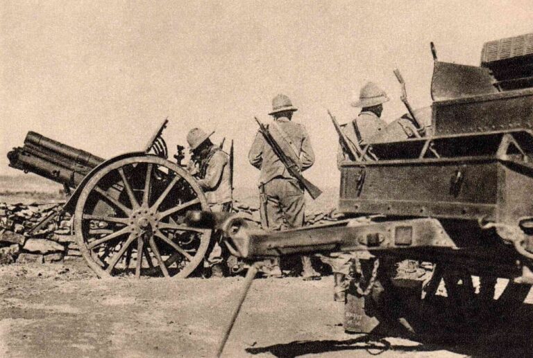 Italové v habešské válce nasadili moderní zbraně včetně výkonného polního dělostřelectva, lehkých tanků a letadel.
