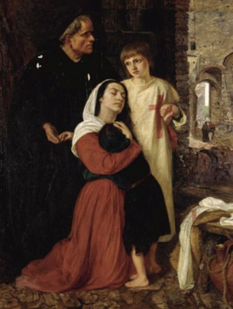 Ve skutečnosti vůbec nemuselo jít o děti, ale spíše o chudé lidi. Foto: Joanna Mary Boyce (1831–1861) Creative Commons/Public Domain