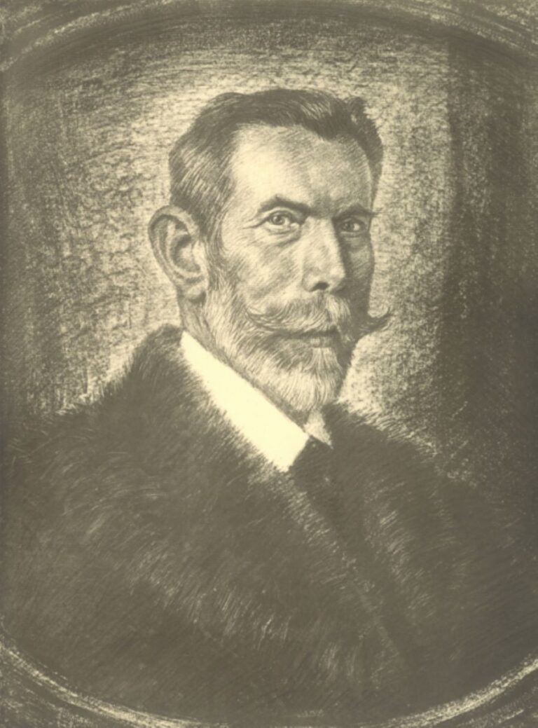 Louis Leitz zdokonaluje pořadač s kovovým mechanismem. Foto: Neznámý autor/Creative Commons/Public Domain