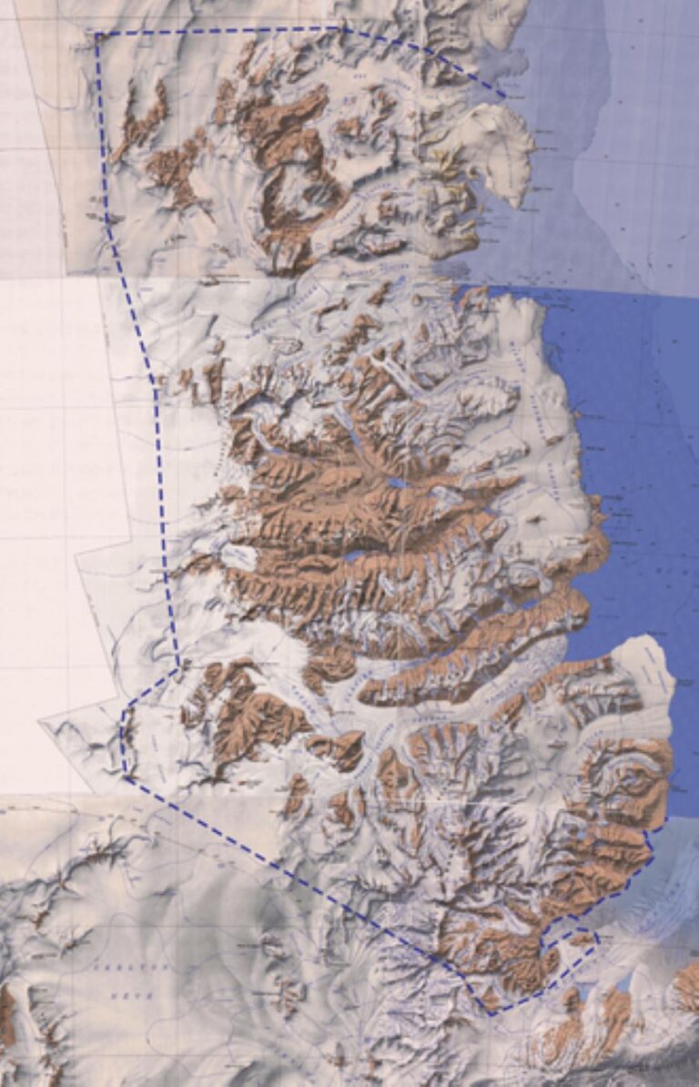 Mapa antarktické oblasti McMurdo Dry Valleys. Foto: Giammarco Ferrari/Creative Commons/CC BY-SA 4.0
