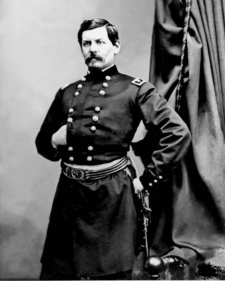 První bitvu budoucí generál zakusí pod velením generála McClellana.
