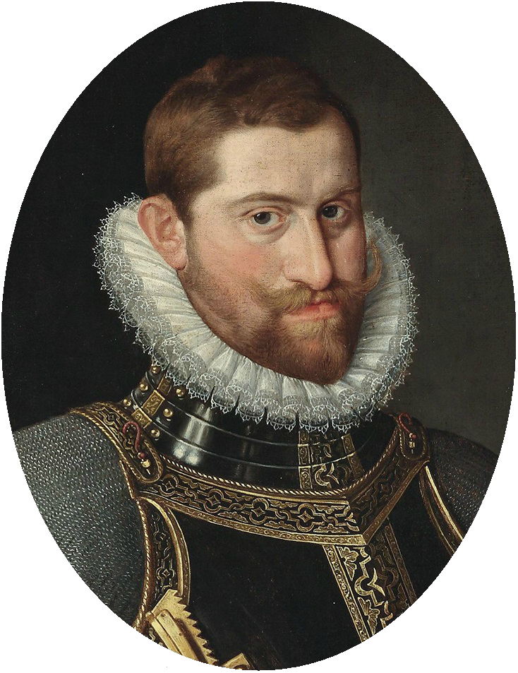 Velké krajkové límce patří mezi typicky renesanční módu. Rudolfa II. ale mnohdy škrtí.
