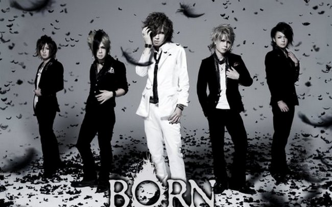 Japonská hudební skupina Born.