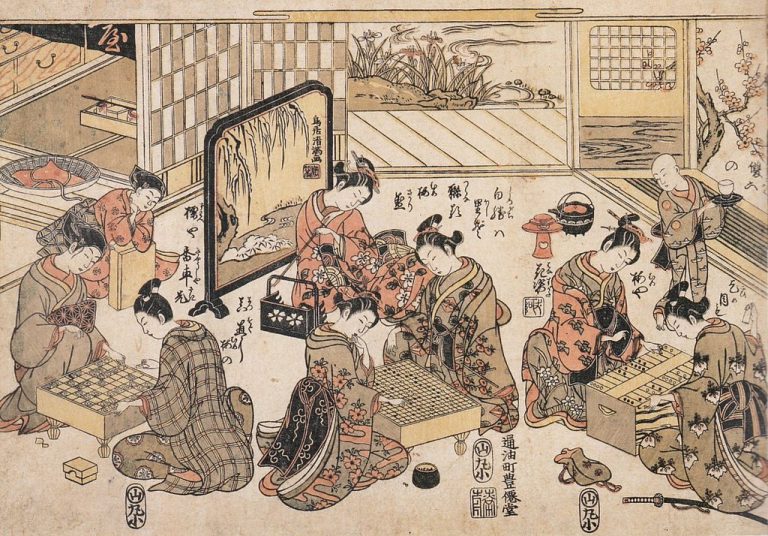 Na čínském císařském dvoře patří hra Go mezi oblíbené kratochvíle.