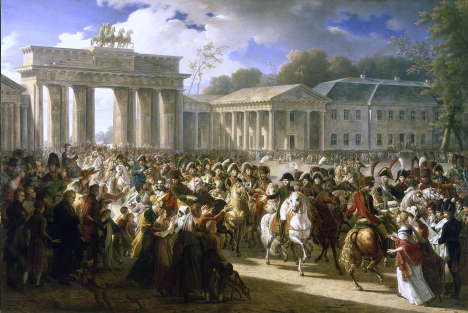 Braniborskou bránu si oblíbí i francouzský císař Napoleon I. Bonaparte.