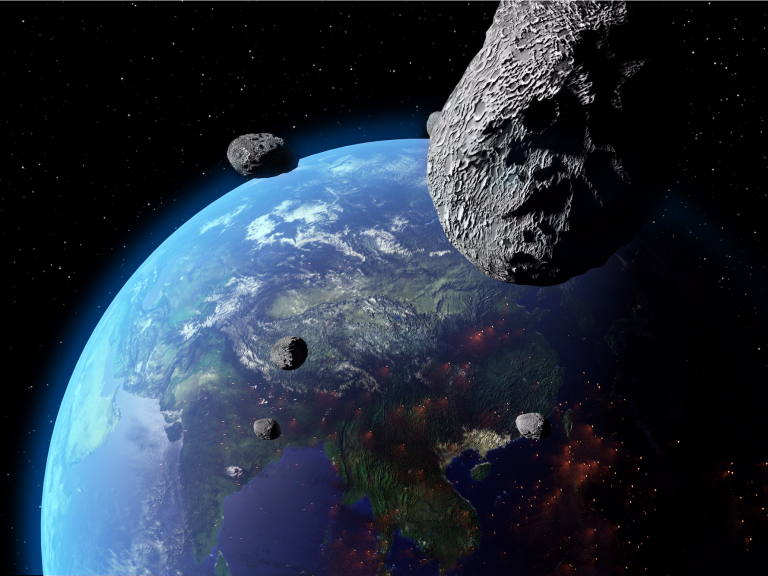 V okolí Země se nacházejí tisíce asteroidů.