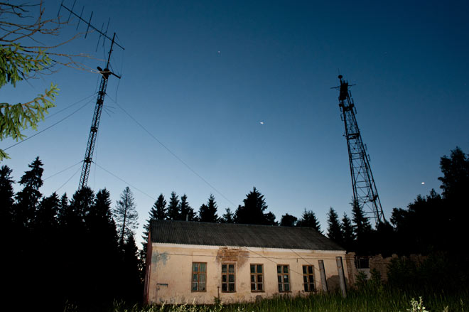 Jedna z lokalit, odkud mělo rádio vysílat.