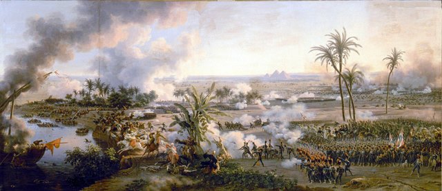 Napoleon sice Egypt dobyl, ale utrpěl velkou porážku na Nilu.