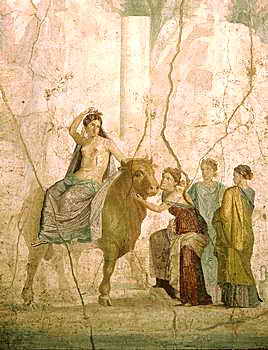 Město Pompeje zasypal popel, pod ním se ale na stěnách budov zachovala výtvarná díla.