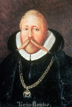 Tycho Brahe dává císaři horoskopy jako odměnu za jeho mecenášství.