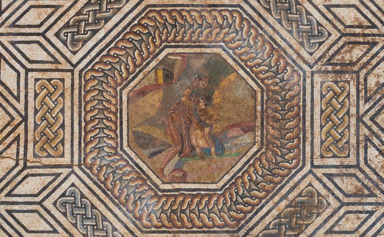 Zachovalá mozaika ve Vienne