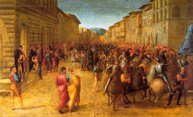 V letech 1499-1504 probíhal konflikt mezi Španělskem a Francií o nadvládu nad Neapolským královstvím.