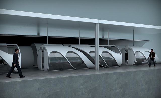 Hyperloop je zatím pouze ve fází konceptu.