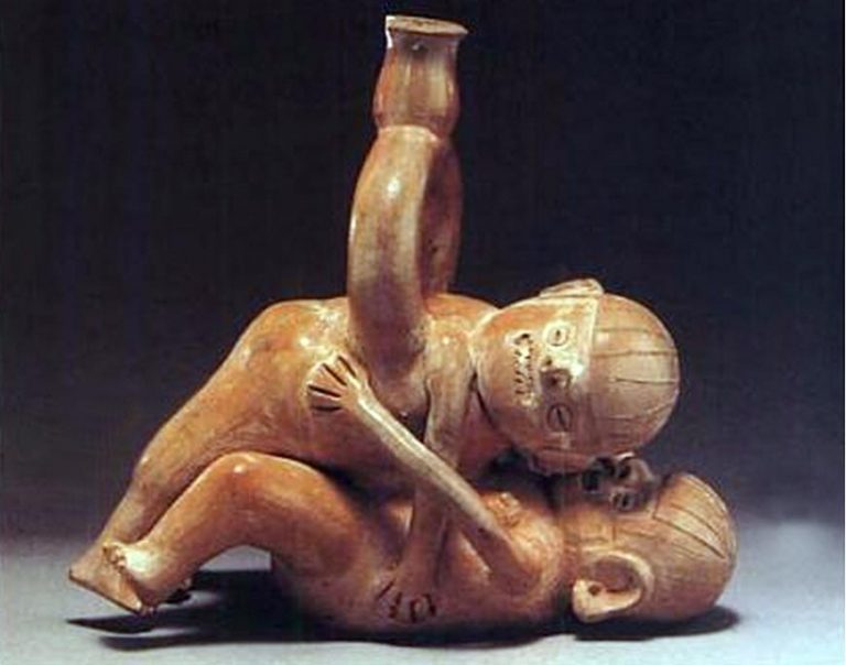 Sošky znázorňující sexuální akt byly mezi Inky hojně rozšířené.