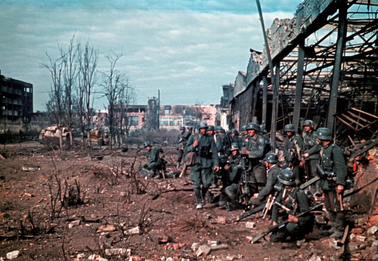 Němečtí vojáci ve stalingradském kotli.