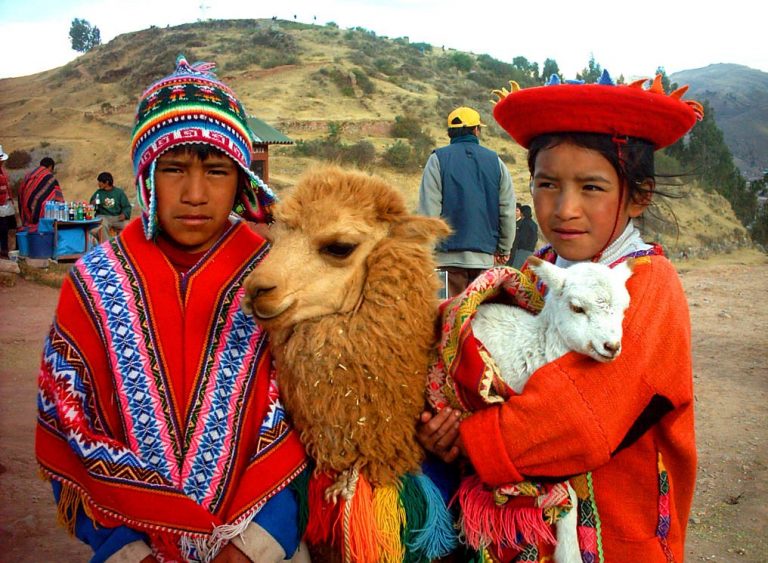 Současní potomci Inků.