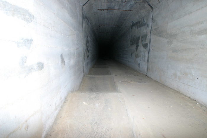 Jednou z atrakcí je tzv. Tunel smrti.