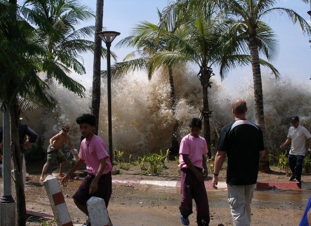 Tsunami v Indickém moři rozvibrovalo planetu zemi o 1 centimetr.