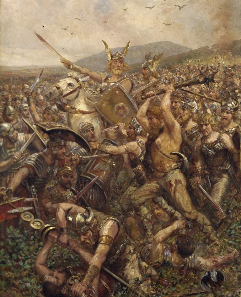 Germanicus v okolí Rýna odčiní potupnou římskou porážku v Teutoburském lese.