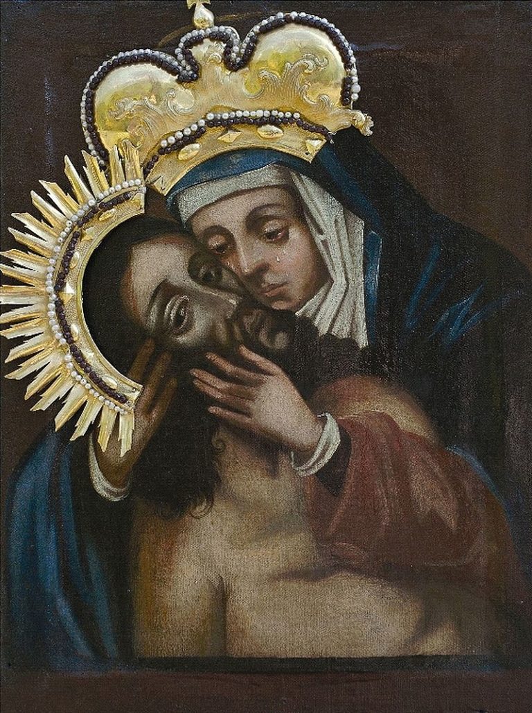 Milostný a zázračný obraz Panny Marie Přeštické.
