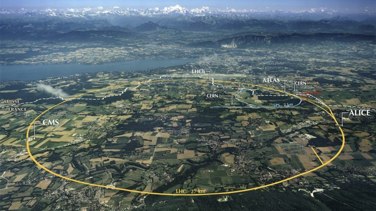 Urychlovač na francouzsko-švýcarské hranici má délku 27 kilometrů.