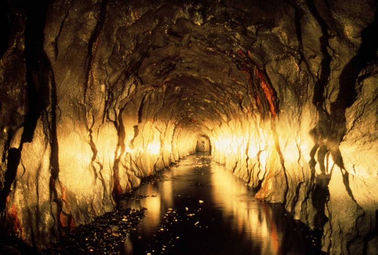 Útroby tunelu Bolmen Water Tunnel