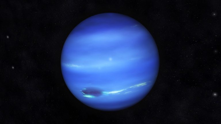 Poslední planeta sluneční soustavy Neptun.