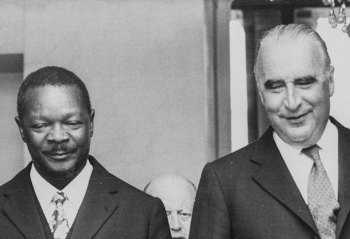 Jean Bokassa a francouzský prezident Georges Pompidou.