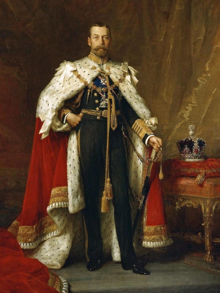 Britský král George V. se doma chová jako despota.