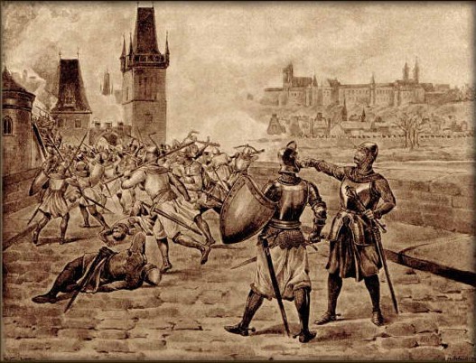 V Praze řádí husité. Jejich ostudným chováním trpí i ostatky českého krále Václava IV.
