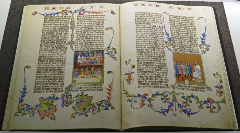 Část Bible krále Václava IV.