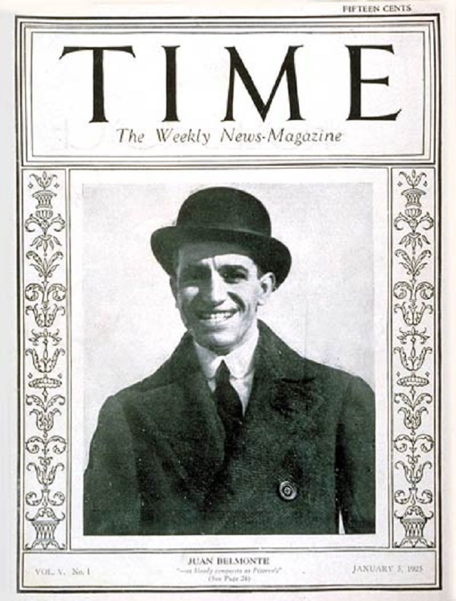 Juan Belmonte se stal tváří časopisu Time.