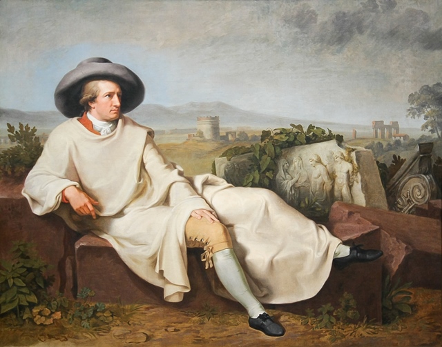 Goethe ke konci života trávil čas v Čechách.