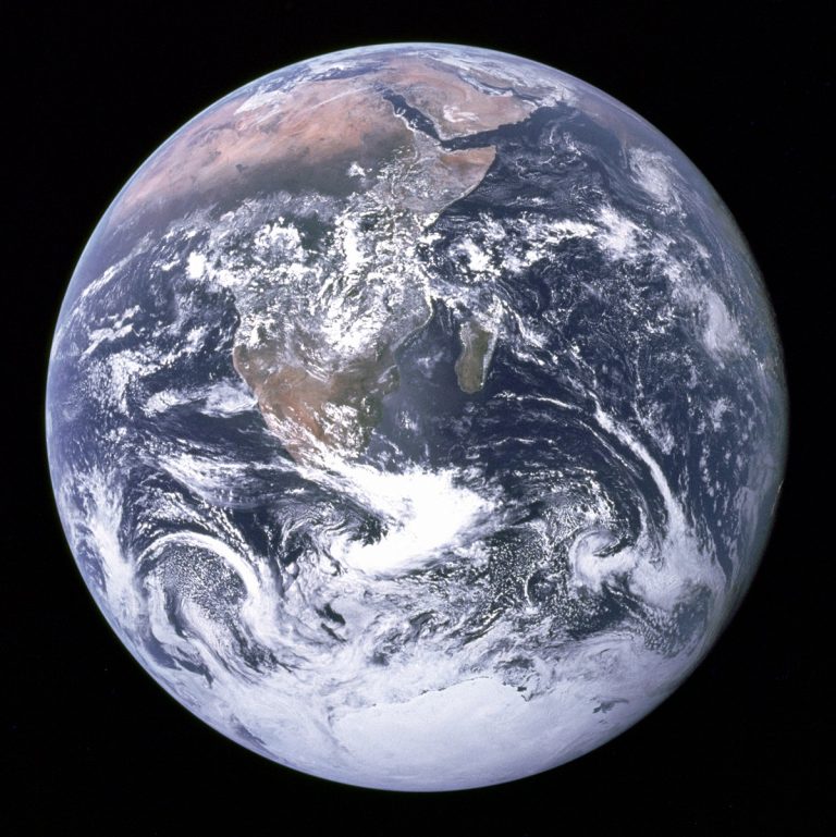 Planeta Země, jak ji vyfotografovala posádka Apolla 17.