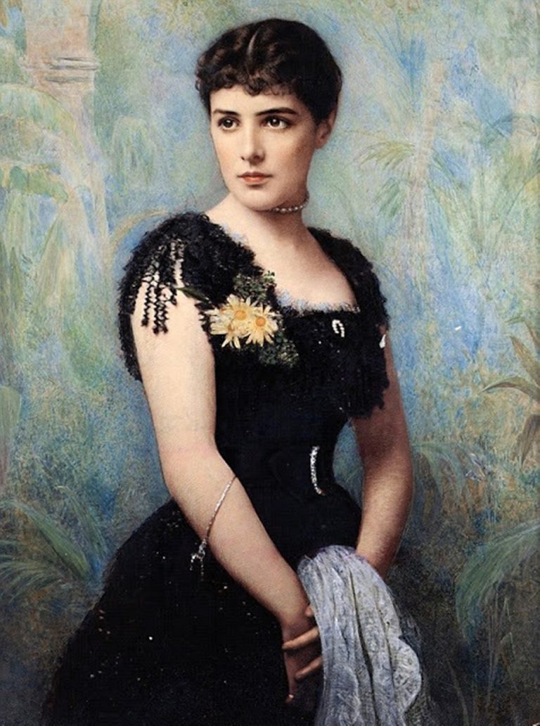 Jednou z princových četných milenek je i lady Churchillová, matka pozdějšího britského premiéra.