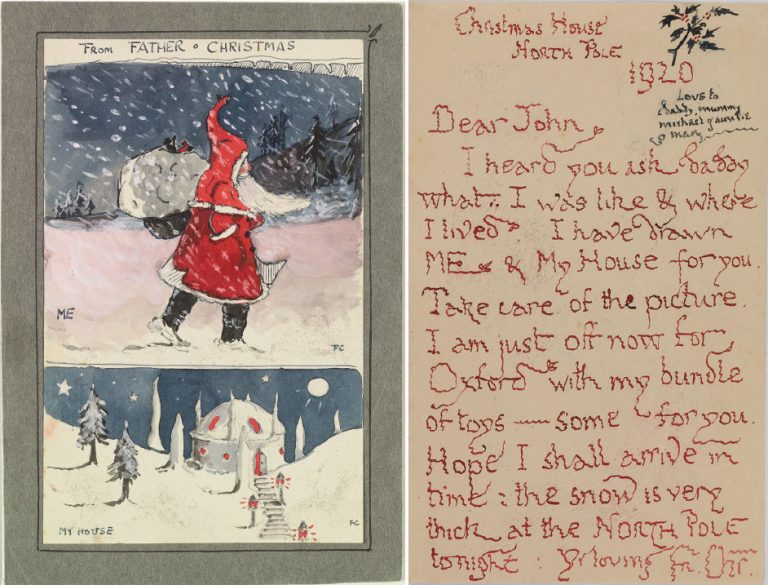 „Drahý Johne,“ aneb První dopis od profesora J. R. R. Tolkiena aka Otce Vánoc svým dětem.
