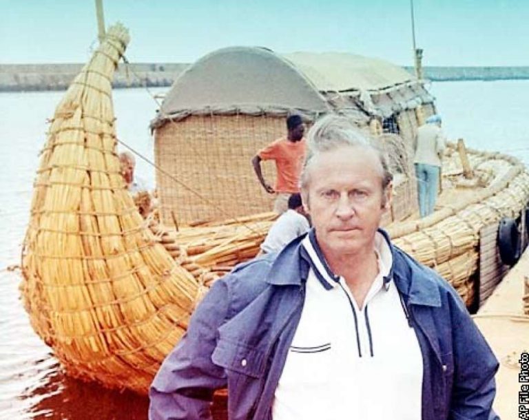 Zoolog a etnolog Thor Heyerdahl.