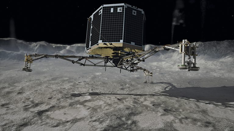 Modul Philae, který na povrch komety Čurjumov/Gerasimenko dosedl.