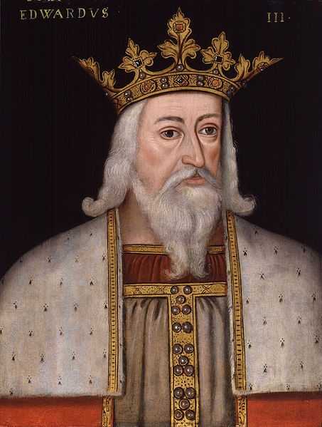 Edward III. zachrání duchapřítomně čest své milenky.