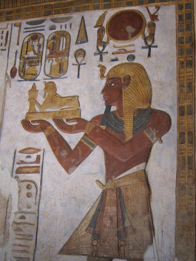 Ramesse III. dává na odiv své jmění.