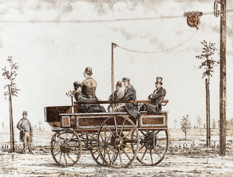 Trolejbus ohromoval lidi už roku 1882.