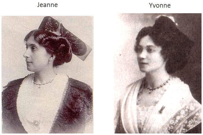 matka Jeanne a dcera Yvonne