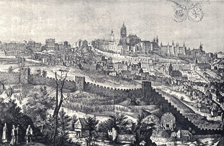 Takový pohled na Pražský hrad se nabízel návštěvníkům metropole v rudolfinské éře.